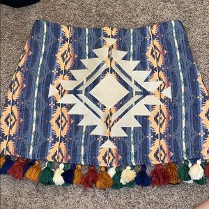 BRAND NEW! Judith March Fitted Patterned Skirt